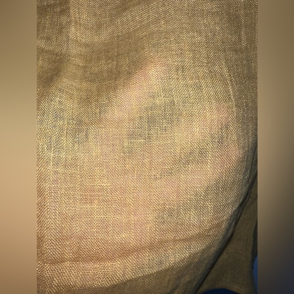 Veronique Miljkovitch Mustard Dolman Sleeve Blouse Top Lagenlook Relaxed Sz S - Picture 6 of 10